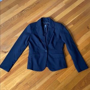 New York & Company Pin Striped Suit Jacket